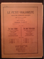 LE PETIT VIOLONISTE 2EME VOLUME A COLLECTION DE MORCEAUX POUR VIOLON ET PIANO PARTITION EDITION DELRIEU - Instruments à Cordes