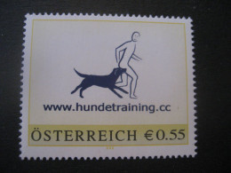 Österreich- PM Hundetraining ** Ungebraucht - Francobolli Personalizzati