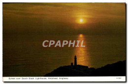 CPM Sunset Over South Stack Lighthouse Holyhead Angelsey  - Lighthouses