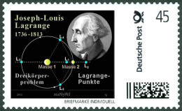 LAGRANGE, J.-L. -  Three-body Problem, Lagrange Points - Mathematics, Mathematician,  Astronomer - Marke Individuell - Astronomy