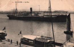 Le Havre - Le Port - Bateau De Commerce Courrier Cargo - Porto