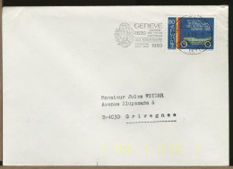 SVIZZERA  SUISSE -  GENEVE 1980 -  150° Anniversaire CREATION DES POSTES CANTONALES - Covers & Documents