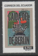 ECUADOR, 2015, MNH, BERLIN , FALL OF THE BERLIN WALL, 1v - Other & Unclassified