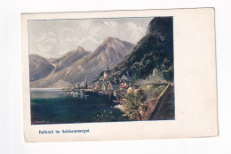 E5465)  HALLSTATT Im Salzkammergut - Signiert - Sehr Alt ! - Hallstatt