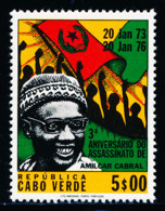 Cabo Verde - 1976 - Amilcar Cabral - MNH - Islas De Cabo Verde