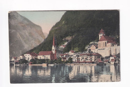 E5466)  HALLSTATT / Salzkammergut - Kirchen - Tolle Coloriere AK Alt ! - Hallstatt