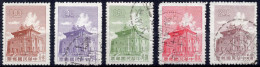 TAIWAN (= Formosa) :1962: Y.408,409-10,411-11A : Pagode De Quemoy.  Gestempeld / Oblitéré / Cancelled. - Usados