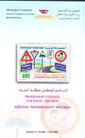 2006-Tunisie /  Y&T 1579 - Programme National "Vacances-Sécurité" - Prospectus - Incidenti E Sicurezza Stradale