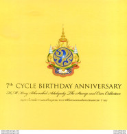 Re Bhumibol, 84° Compleanno 2011. Libro Filatelico-numismatico. - Thailand