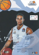 Trading Cards KK000609 - Basketball Germany Eisbären Bremerhaven 10.5cm X 15cm HANDWRITTEN SIGNED: Anthony Canty - Kleding, Souvenirs & Andere
