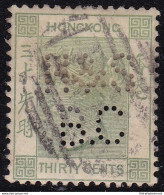 1891 HONG KONG - SG 39a Used PERFIN HSBC - Altri & Non Classificati