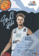 Trading Cards KK000613 - Basketball Germany Eisbären Bremerhaven 10.5cm X 15cm HANDWRITTEN SIGNED: Malte Buhl - Abbigliamento, Souvenirs & Varie