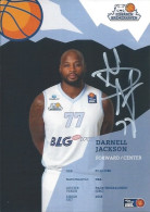 Trading Cards KK000614 - Basketball Germany Eisbären Bremerhaven 10.5cm X 15cm HANDWRITTEN SIGNED: Darnell Jackson - Bekleidung, Souvenirs Und Sonstige