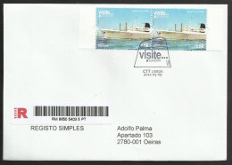 Portugal Europa CEPT 2012 Paquebot Principe Perfeito Bateau FDC Recommandée Portugal Cruise Ship Registered FDC - 2012