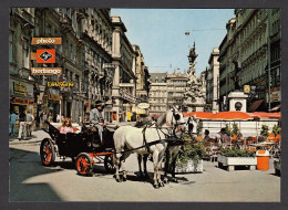 107980/ WIEN, Fussgängerzone Graben Mit Pestsaüle Und Fiaker  - Wien Mitte