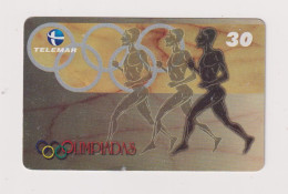 BRASIL -  Olympic Games Inductive  Phonecard - Brazil