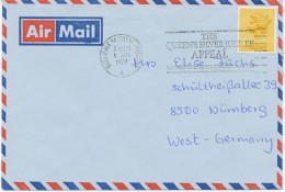 GB SLOGAN POSTMARKS 1977 BOURNEMOUTH-POOLE THE QUEEN’S SILVER JUBILEE APPEAL – TO HELP YOUNG PEOPLE HELP OTHERS On Super - Cartas & Documentos