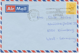 GB SLOGAN POSTMARKS 1977 BOURNEMOUTH-POOLE THE QUEEN’S SILVER JUBILEE APPEAL – TO HELP YOUNG PEOPLE HELP OTHERS On Super - Lettres & Documents