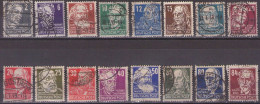 SBZ - Sowjetische Zone - 1948  Mi 212-227  USED - Afgestempeld