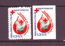 Bosnia:Republika Srpska 2007 Charity Stamp Red Cross  Mi.No. 20A+B   MNH - Bosnia Erzegovina
