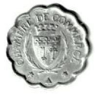 FRANCE/ NECESSITE / CHAMBRE DE COMMERCE / NARBONNE  / 25 CENT / 1920 / ALU / 1.16 G / 23 Mm - Monétaires / De Nécessité