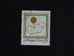 HONGRIE HUNGARY MAGYAR YT 2451 OBLITERE - ORDRE DES CONSEILS / CARTE DE LA HONGRIE - Gebruikt