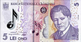 Romania 5 Lei 2005 (2008), UNC (P-118c, B-279d) - Roumanie