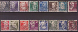 SBZ - Sowjetische Zone - 1948  Mi 212-227  USED - Oblitérés