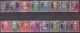 SBZ - Sowjetische Zone - 1948  Mi 212-227  USED - Afgestempeld