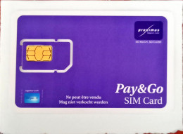 Proximus Gsm Original  Chip Sim Card - Lots - Collections