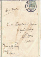 DENMARK. 1913/Charlottenlund, Five-ore PS Wrapper. - Ganzsachen