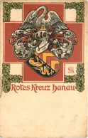 Rotes Kreuz Hanau - Wappen - Litho - Hanau