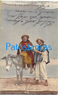 225243 BOLIVIA COSTUMS COUPLE AND DONKEY POSTAL POSTCARD - Bolivien