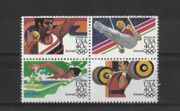 USA 1983 MNH Air. Olympic Games, Los Angeles Sg A2022/5 - Neufs