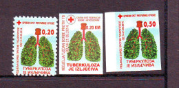 Bosnia:Republika Srpska 2014 Charity Stamp Red Cross TBC   Mi.No. 35A+B+self Adhesive 0.50 MNH - Bosnia Erzegovina