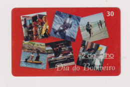 BRASIL -  Dia Do Bombeiro Inductive  Phonecard - Brasil