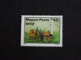 HONGRIE HUNGARY MAGYAR YT 2655 OBLITERE - IVA'79 TRAIN LOCOMOTIVE ROCKET - Usati