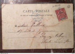 Belle CP De Trois Ilets Avec N°44 Cachet Sainte Marie, A Voir - Covers & Documents