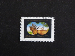 HONGRIE HUNGARY MAGYAR YT 2760 OBLITERE - CERF DEER STAG CHASSE HUNT - Used Stamps