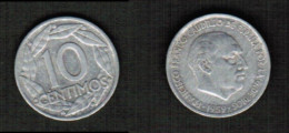 SPAIN    10 CENTIMOS 1959 (KM # 790) #7736 - 10 Centiemen