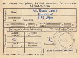 Bahnpost (R.P.O./T.P.O) Wien-Innsbruck (AD3063) - Brieven En Documenten