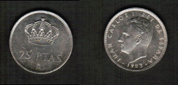 SPAIN    25 PESETAS 1983 (KM # 824) #7739 - 25 Pesetas