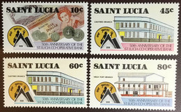 St Lucia 1988 Bank Anniversary MNH - St.Lucia (1979-...)