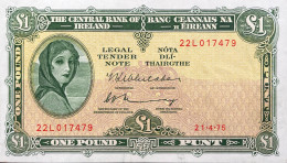 Ireland 1 Pound, P-64c (21.04.1975) - UNC - Irlande