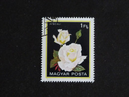 HONGRIE HUNGARY MAGYAR YT 2806 OBLITERE - ROSE FLORE FLEUR FLOWER BLUME - Gebraucht