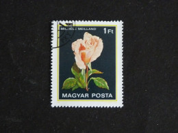 HONGRIE HUNGARY MAGYAR YT 2807 OBLITERE - ROSE FLORE FLEUR FLOWER BLUME - Used Stamps