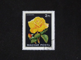 HONGRIE HUNGARY MAGYAR YT 2808 OBLITERE - ROSE FLORE FLEUR FLOWER BLUME - Used Stamps