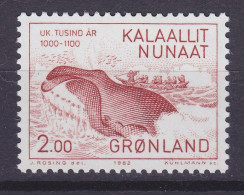 Greenland 1982 Mi. 138, 2.00 Kr Thule-Kultur Walfang Whale Wal, MNH** - Ungebraucht