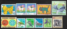 1991-1999 JAPAN Set Of 11 Used Stamps (Michel # 2044,2057A,2124,2149,2161,2200A-2202A,2207,2791) CV €7.60 - Usati