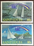 St Lucia 1991 Atlantic Rally For Cruising Yachts MNH - St.Lucia (1979-...)